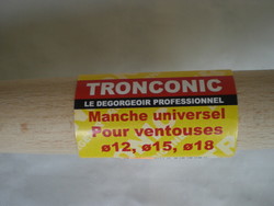 Ventouse Dgorgeoir TRONCONIC - 180 mm