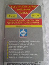 Electrodes acier, soudage autogne  l'arc, toutes positions