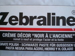 Tube de z�braline (noire)