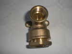 Applique laiton PE pour robinet jardin