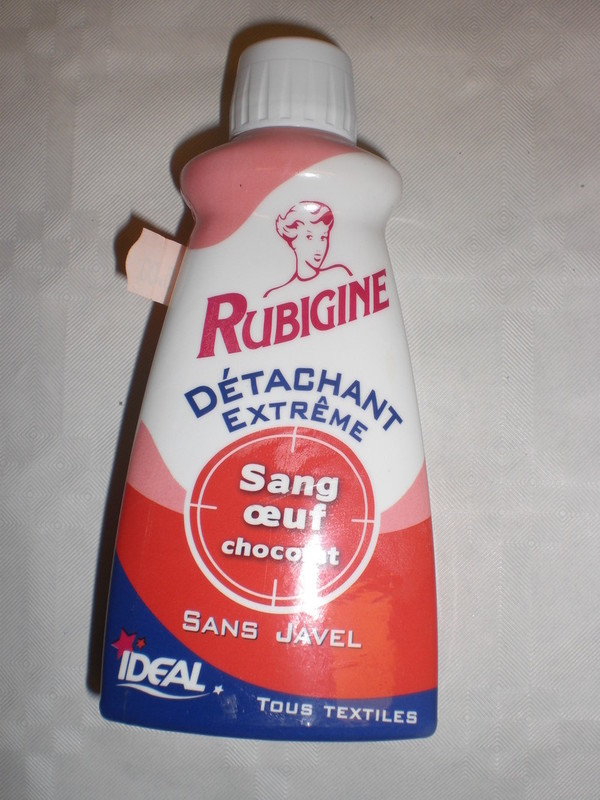 RUBIGINE - Détachant Sang, Oeuf, Chocolat,Lait